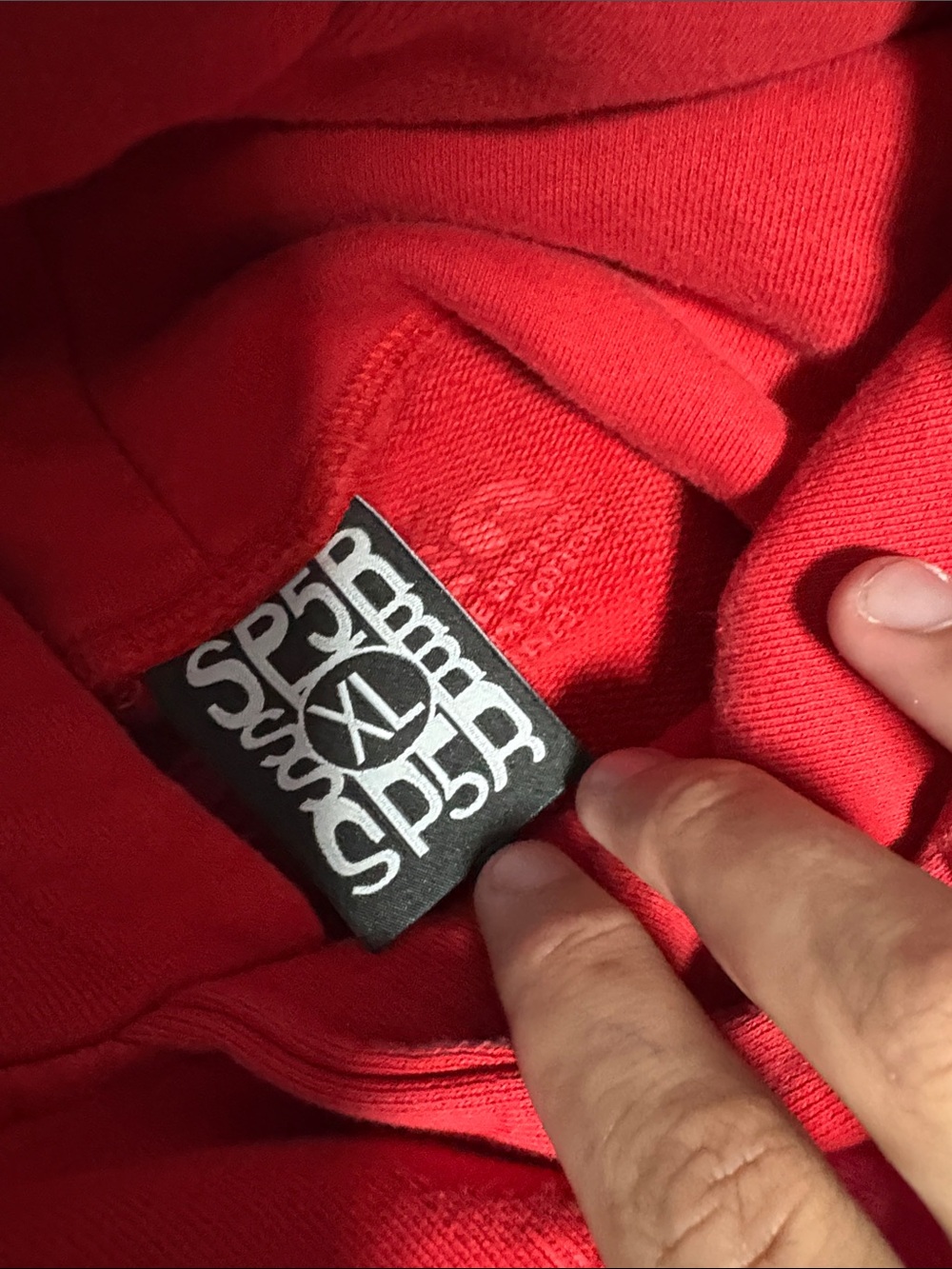 Red 555 Spider Hoodie - Picture 6 of 8
